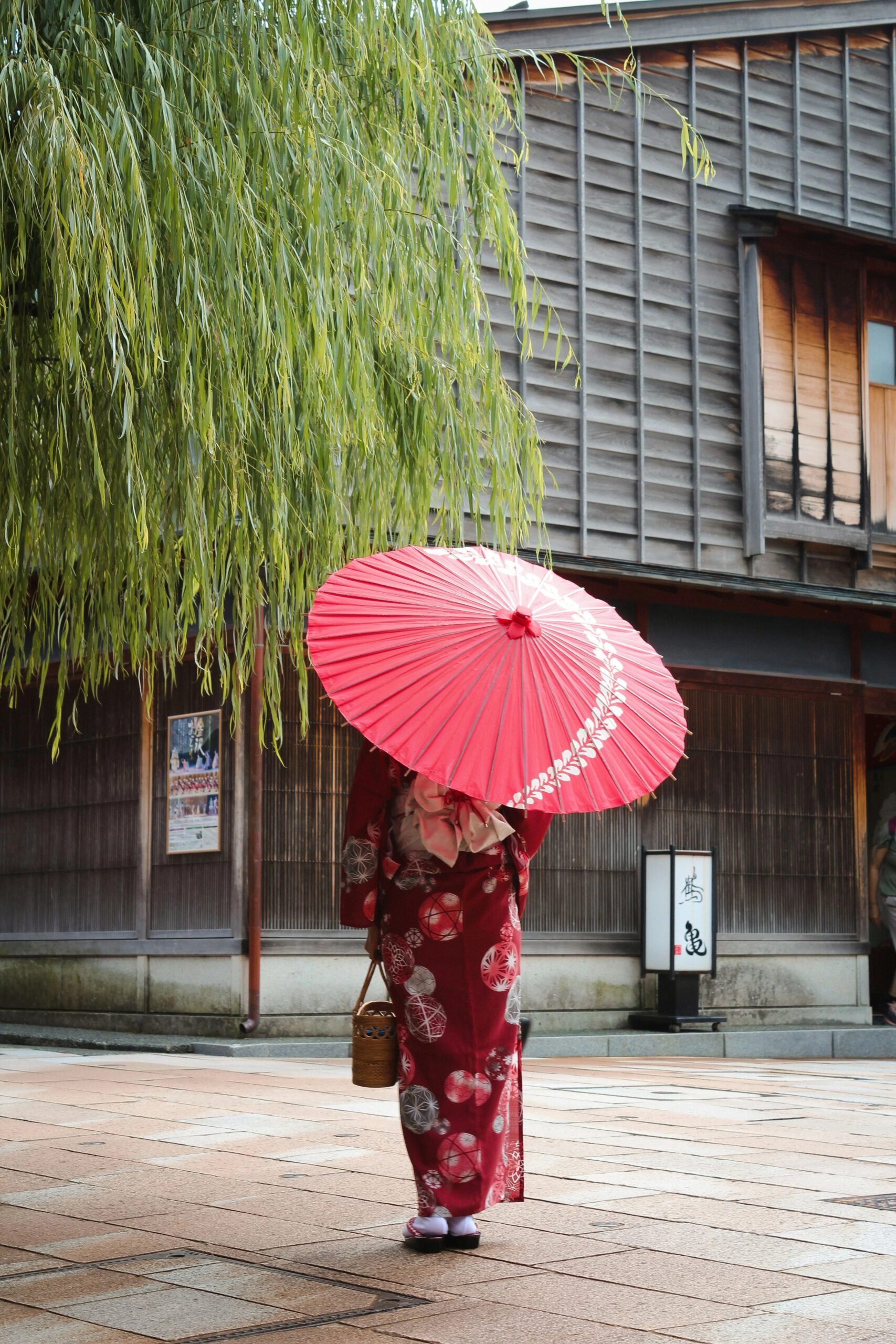 穿着和服参加茶道